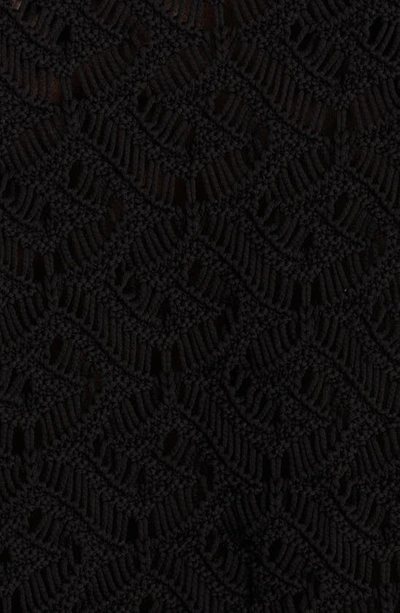 Versace Silk And Cotton Blend Sweater In Black