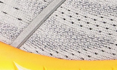 Shop New Balance Fresh Foam X More V4 Sneaker In Aluminum/ Neon Dragonfly