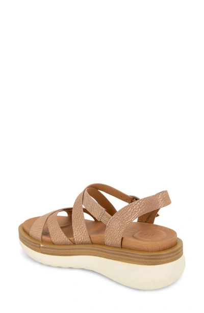 Shop Gentle Souls By Kenneth Cole Rebha Strappy Wedge Sandal In Clay Nubuck