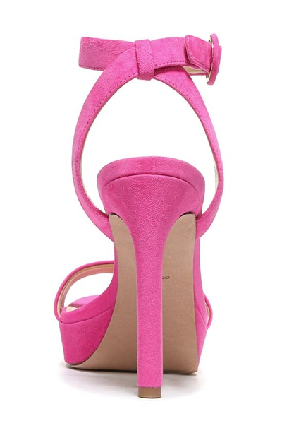 Shop Veronica Beard Darcelle Ankle Strap Stiletto Sandal In Fuschia
