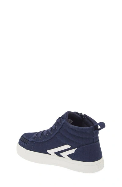 Billy Footwear Kids' Billy Cs High Top Sneaker In Navy