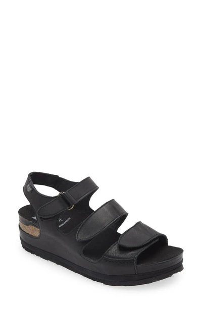 Shop On Foot 201 Slingback Platform Sandal In Negre Black