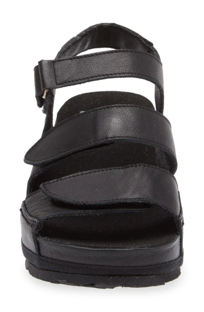 Shop On Foot 201 Slingback Platform Sandal In Negre Black