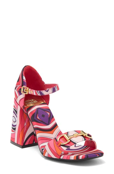 Jeffrey Campbell Pop Star Sandal In Pink Multi