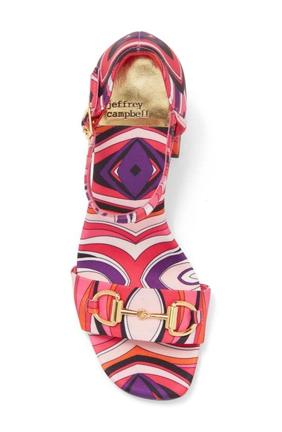 Jeffrey Campbell Pop Star Sandal In Pink Multi