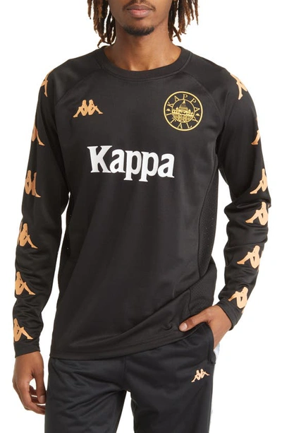 Kappa Authentic Frederick Long Sleeve T-shirt In Black Jet | ModeSens