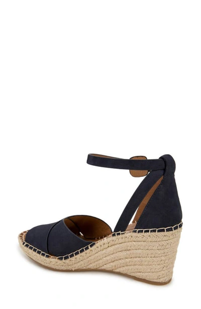 Shop Gentle Souls Signature Charli X Wedge Sandal In Navy