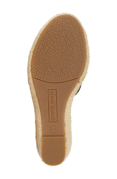 Gentle Souls Signature Charli X Wedge Sandal In Navy