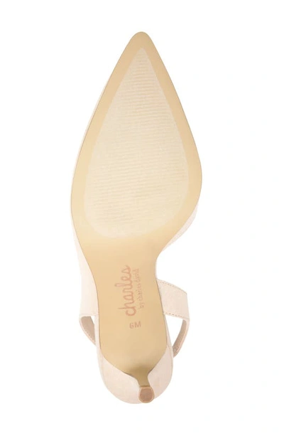 Shop Charles By Charles David Aliby Pointed Toe Pump In Beige