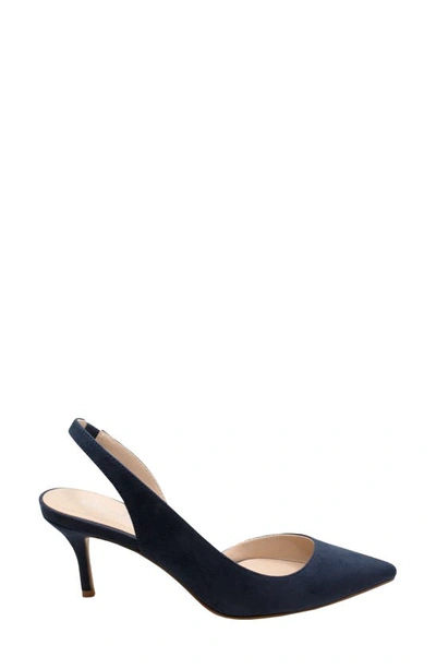 Shop Charles By Charles David Aliby Pointed Toe Pump In Navy-ms