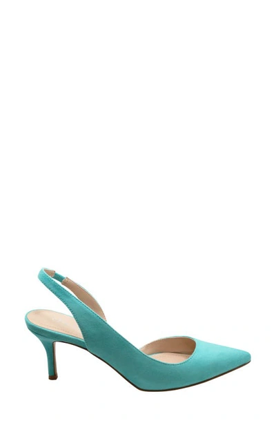 Shop Charles By Charles David Aliby Pointed Toe Pump In Robins Egg