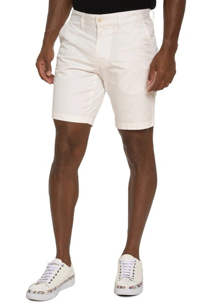Shop Robert Graham Lonestar Stretch Cotton Shorts In White