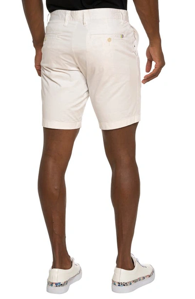 Shop Robert Graham Lonestar Stretch Cotton Shorts In White