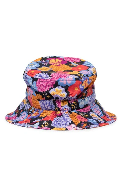Shop Herschel Supply Co Beach Bucket Hat In Animal Flowers