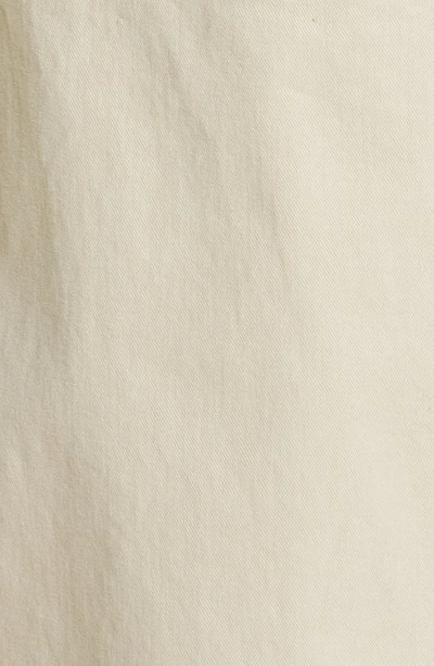 Nili Lotan Shon Cotton And Linen-blend Twill Tapered Pants In Sandstone