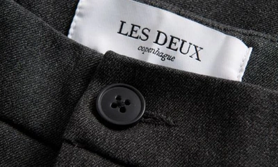 Shop Les Deux Como Regular Fit Pants In Anthrazit