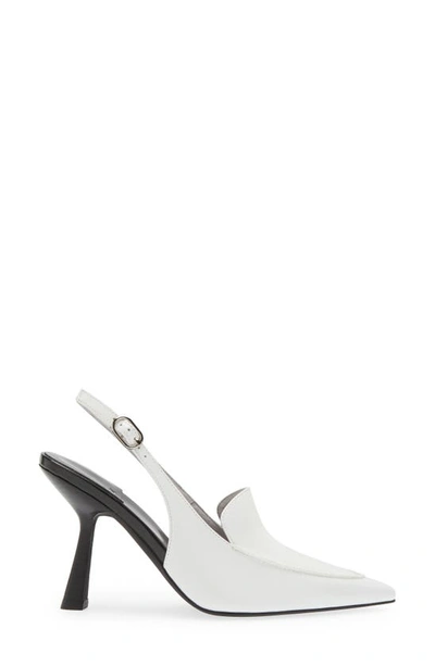 Shop Jeffrey Campbell Acclaimed Pointed Toe Pump In White Box