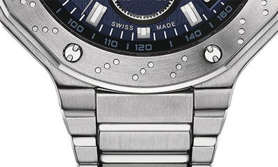 Shop Tissot T-race Chronograph Bracelet Watch, 45mm In Grey