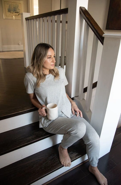 Shop Bravado Designs Maternity Lounge Joggers In Medium Grey Heather