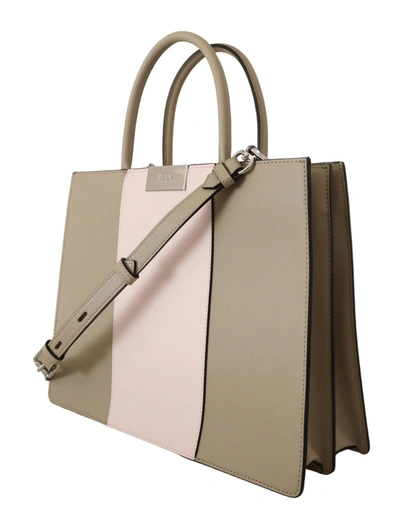 Shop Karl Lagerfeld Sage Green Polyurethane Tote Shoulder Women's Bag