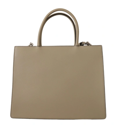 Shop Karl Lagerfeld Sage Green Polyurethane Tote Shoulder Women's Bag