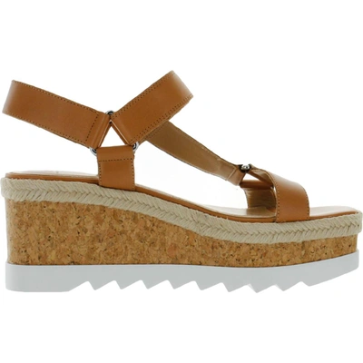 Shop Marc Fisher Ltd Gylian Womens Leather Square Toe Platform Sandals In Multi