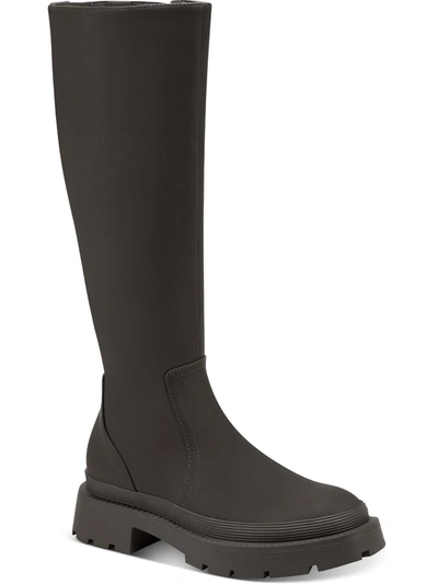 Shop Bar Iii Twyla Womens Rubber Tall Knee-high Boots In Grey