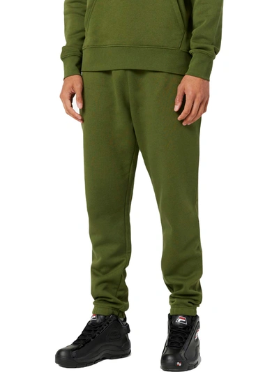 Shop Fila Garin Mens Comfy Cozy Sweatpants In Green