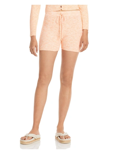 Shop Wayf Womens Ribbed Knit Shorts In Pink