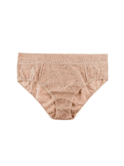 Shop Hanky Panky Plus Daily Lace™ Cheeky Brief In Brown