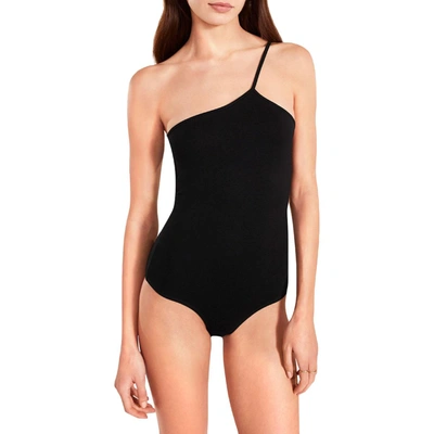 Shop Bb Dakota Icons Only Womens Jersey One Shoulder Bodysuit In Black
