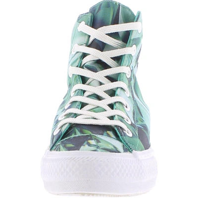 Converse Chuck Taylor All Star Gemma Hi Womens Canvas High Top Casual And  Fashion Sneakers In Green | ModeSens