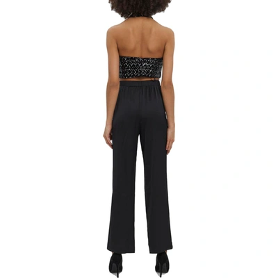 Shop Vero Moda Carolina Womens Velvet Open Back Halter Top In Black