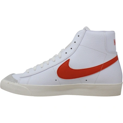 Shop Nike Blazer Mid '77 Vntg White/mantra Orange-sail  Bq6806-110 Men's