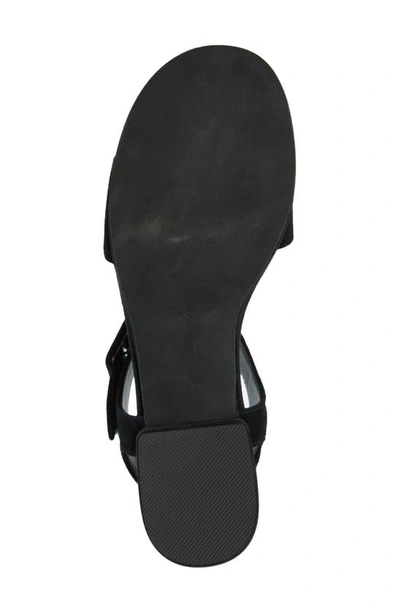 Shop Jeffrey Campbell Timeless Platform Sandal In Black Suede Silver