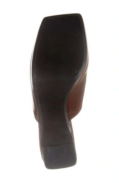 Jeffrey Campbell Caviar Platform Slide Sandal In Brown