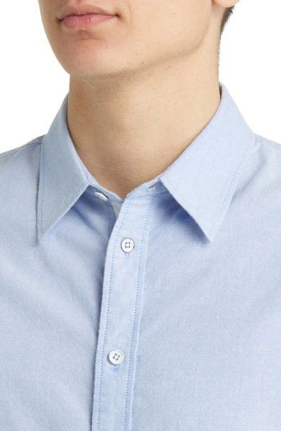 Rag & Bone Icons Fit 2 Slim Fit Engineered Button-up Shirt In Bluoxford