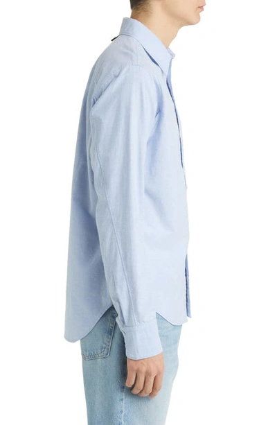 Rag & Bone Icons Fit 2 Slim Fit Engineered Button-up Shirt In Bluoxford