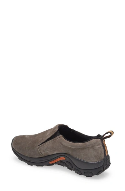 Merrell Jungle Suede Moc Slip-on Shoes In Gunsmoke