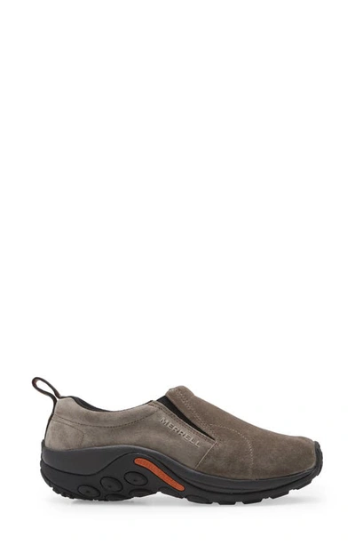 Merrell Jungle Suede Moc Slip-on Shoes In Gunsmoke