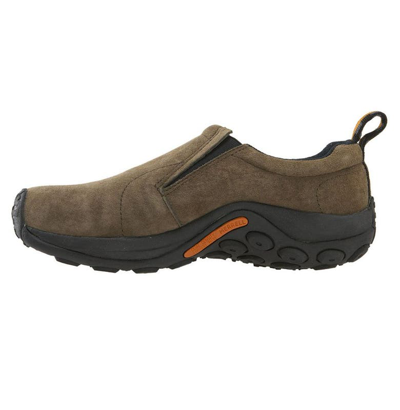 Merrell Jungle Suede Moc Slip-on Shoes In Gunsmoke
