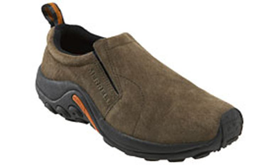 Merrell Jungle Suede Moc Slip-on Shoes In Gunsmoke