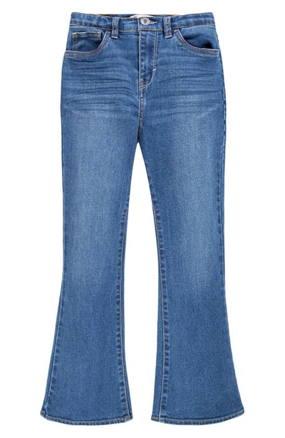 Shop Levi's Kids' High Waist Flare Crop Jeans In Ortega