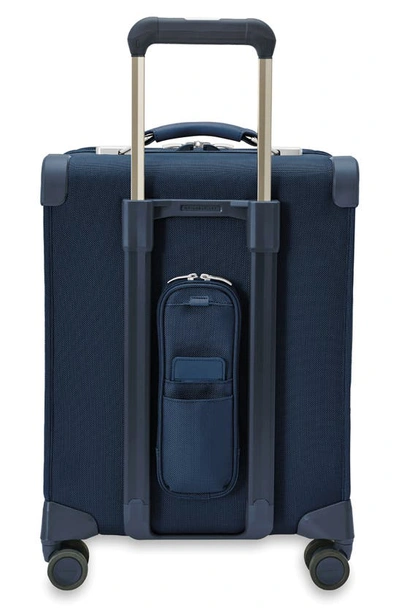 Shop Briggs & Riley Baseline Global Spinner Carry-on In Navy