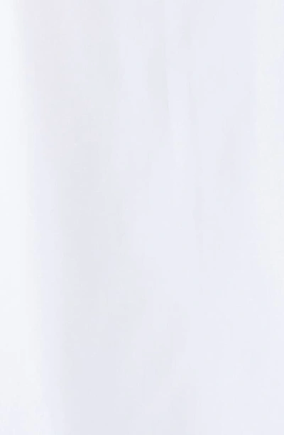 Shop Simone Rocha Puff Sleeve Crop Button-up Shirt In White/ White