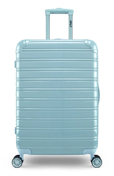 Shop Ifly Fibertech Sky 24" Expandable Wheeled Suitcase In Light Blue