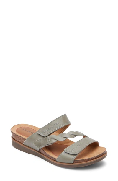 Shop Rockport Cobb Hill May Wedge Sandal In Green