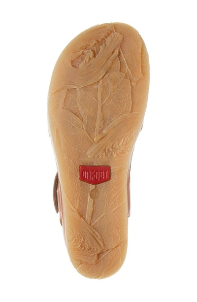 On Foot Platform Sandal In Cuero Tan
