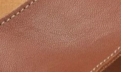 On Foot Platform Sandal In Cuero Tan