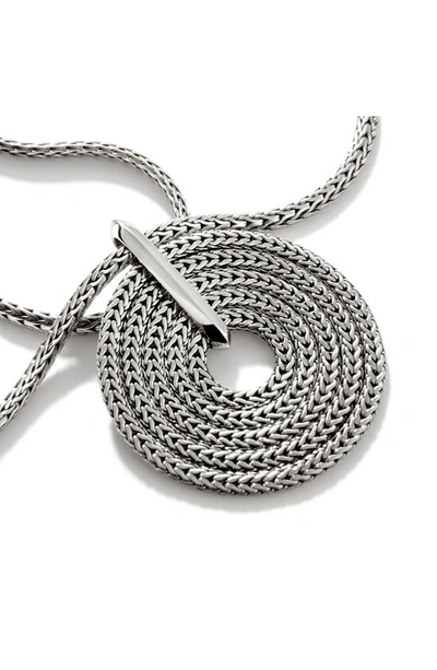 Shop John Hardy Classic Chain Pendant Necklace In Silver